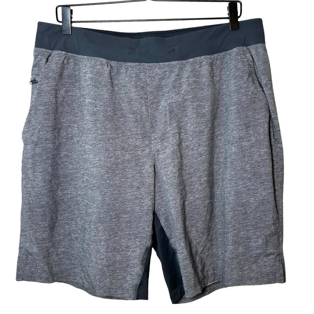 Lululemon Men’s T.H.E. Line less Performance Shorts Heather Gray Size XL